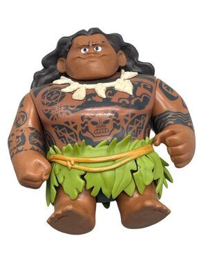 Maui Moana Disney Figure 3.5" Demigod Toy Doll Cartoon Action Figure only READ
